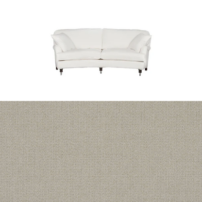 Klädsel till soffa Englesson Howard 3-sits medium svängd Tyg Azalea