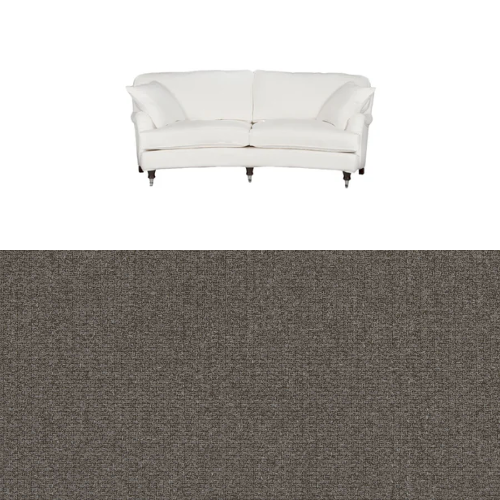 Klädsel till soffa Englesson Howard 3-sits medium svängd Tyg Azalea