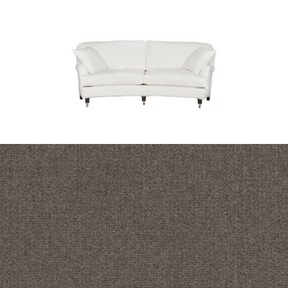 Klädsel till soffa Englesson Howard 3-sits medium svängd Tyg Azalea