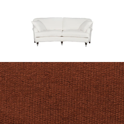 Klädsel till soffa Englesson Howard 3-sits medium svängd Tyg Brooklyn