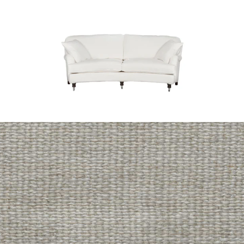 Klädsel till soffa Englesson Howard 3-sits medium svängd Tyg Creta