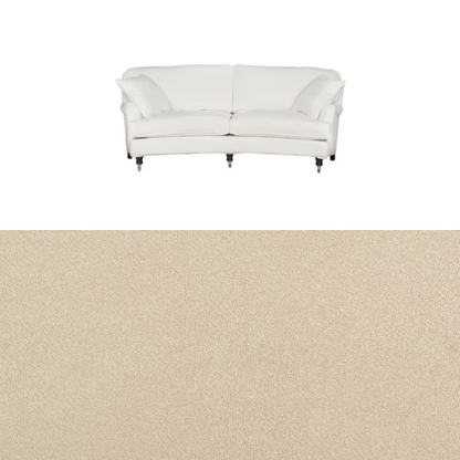 Klädsel till soffa Englesson Howard 3-sits medium svängd Tyg Crown Velvet