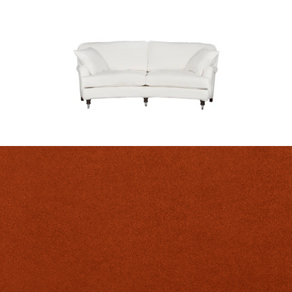 Klädsel till soffa Englesson Howard 3-sits medium svängd Tyg Crown Velvet