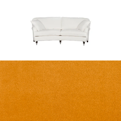 Klädsel till soffa Englesson Howard 3-sits medium svängd Tyg Crown Velvet