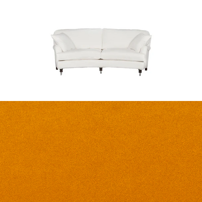 Klädsel till soffa Englesson Howard 3-sits medium svängd Tyg Crown Velvet
