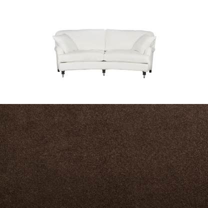 Klädsel till soffa Englesson Howard 3-sits medium svängd Tyg Crown Velvet