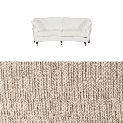 Klädsel till soffa Englesson Howard 3-sits medium svängd Tyg Madeira