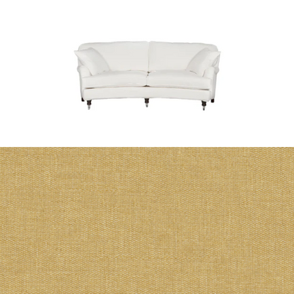 Klädsel till soffa Englesson Howard 3-sits medium svängd Tyg Perfecto