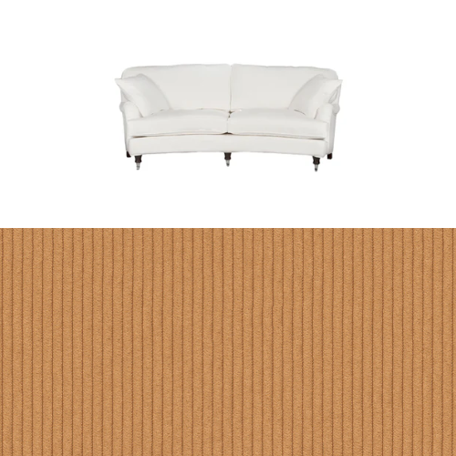 Klädsel till soffa Englesson Howard 3-sits medium svängd Tyg Pindrive