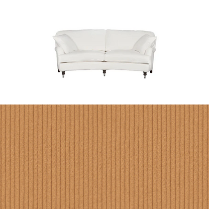 Klädsel till soffa Englesson Howard 3-sits medium svängd Tyg Pindrive