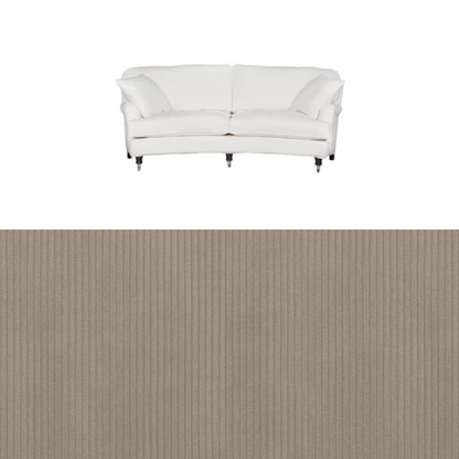 Klädsel till soffa Englesson Howard 3-sits medium svängd Tyg Tariro