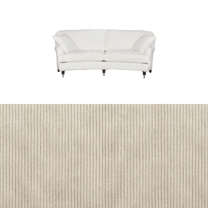 Klädsel till soffa Englesson Howard 3-sits medium svängd Tyg Tariro