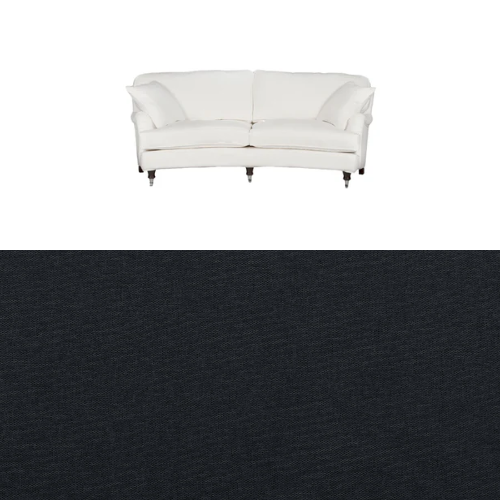 Klädsel till soffa Englesson Howard 3-sits medium svängd Tyg Vesper