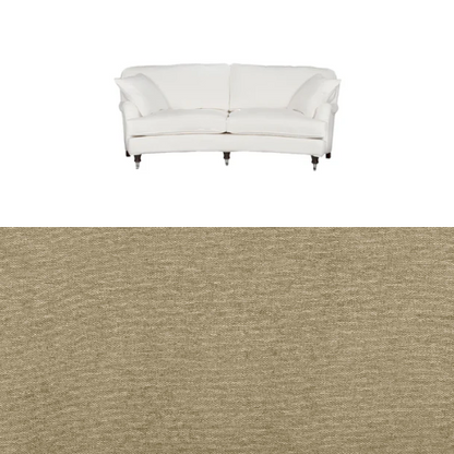 Klädsel till soffa Englesson Howard 3-sits medium svängd Tyg Vesper