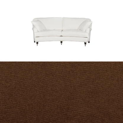 Klädsel till soffa Englesson Howard 3-sits medium svängd Tyg Vesper