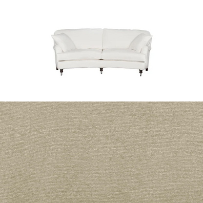 Klädsel till soffa Englesson Howard 3-sits medium svängd Tyg Vesper