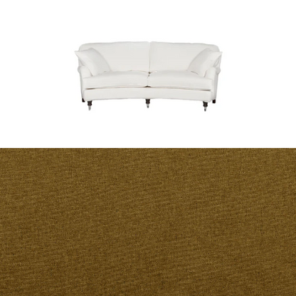 Klädsel till soffa Englesson Howard 3-sits medium svängd Tyg Vesper