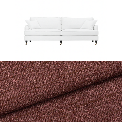 Klädsel till soffa Englesson Howard 3.5-sits medium rak Tyg Angola bouclé