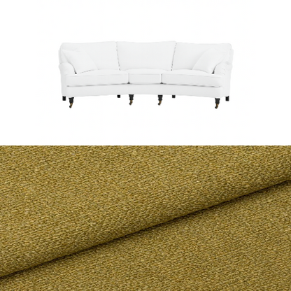 Klädsel till soffa Englesson Howard 3.5-sits medium svängd Tyg Angola bouclé