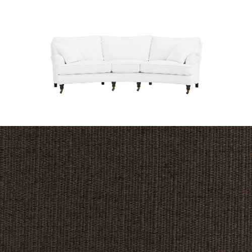 Klädsel till soffa Englesson Howard 3.5-sits medium svängd Tyg Babel