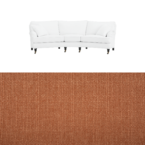 Klädsel till soffa Englesson Howard 3.5-sits medium svängd Tyg Madeira