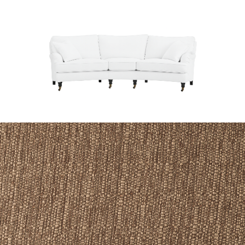 Klädsel till soffa Englesson Howard 3.5-sits medium svängd Tyg Madeira