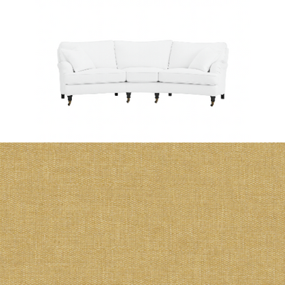 Klädsel till soffa Englesson Howard 3,5-sits medium svängd Tyg Perfecto