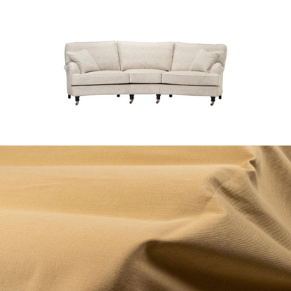 Klädsel till soffa Englesson Howard 3.5-sits svängd Tyg Caleido