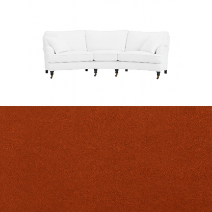 Klädsel till soffa Englesson Howard 3.5-sits svängd Tyg Crown Velvet
