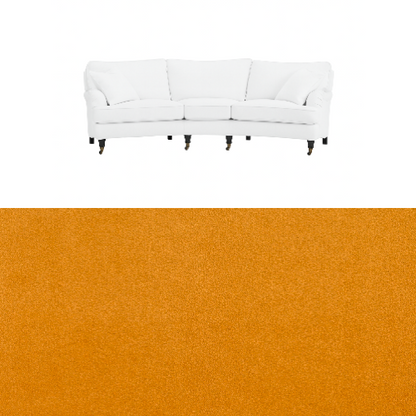 Klädsel till soffa Englesson Howard 3.5-sits svängd Tyg Crown Velvet