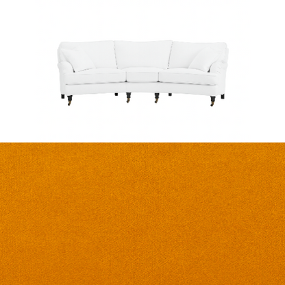 Klädsel till soffa Englesson Howard 3.5-sits svängd Tyg Crown Velvet