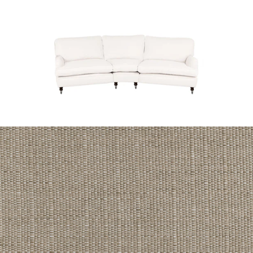 Klädsel till soffa Englesson Howard 4-sits svängd Tyg Babel