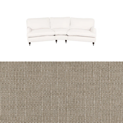 Klädsel till soffa Englesson Howard 4-sits svängd Tyg Babel