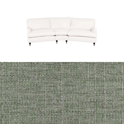 Klädsel till soffa Englesson Howard 4-sits svängd Tyg Babel