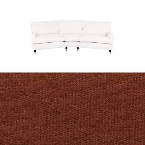 Klädsel till soffa Englesson Howard 4-sits svängd Tyg Brooklyn