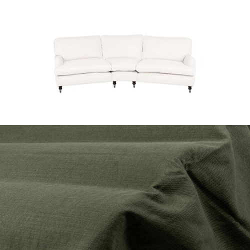 Klädsel till soffa Englesson Howard 4-sits svängd Tyg Caleido