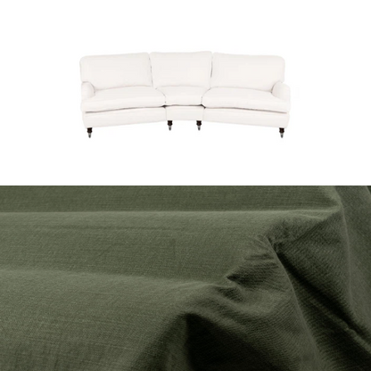 Klädsel till soffa Englesson Howard 4-sits svängd Tyg Caleido