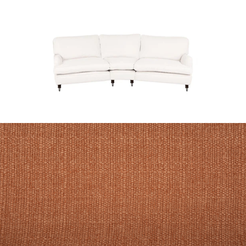 Klädsel till soffa Englesson Howard 4-sits svängd Tyg Madeira