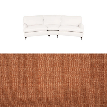 Klädsel till soffa Englesson Howard 4-sits svängd Tyg Madeira