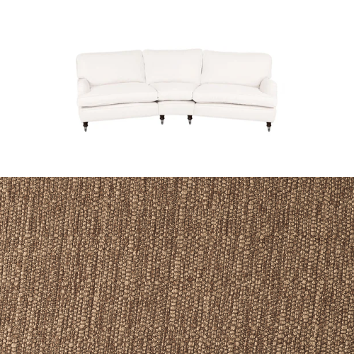 Klädsel till soffa Englesson Howard 4-sits svängd Tyg Madeira