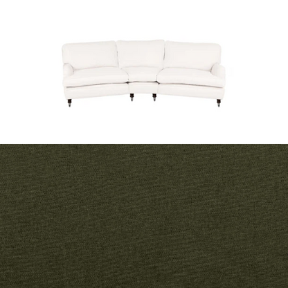 Klädsel till soffa Englesson Howard 4-sits svängd Tyg Vesper
