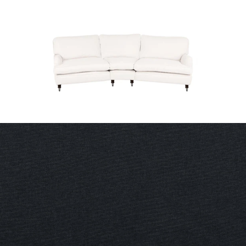 Klädsel till soffa Englesson Howard 4-sits svängd Tyg Vesper