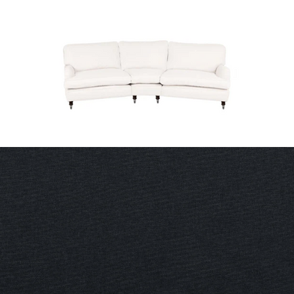 Klädsel till soffa Englesson Howard 4-sits svängd Tyg Vesper