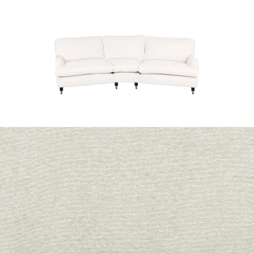 Klädsel till soffa Englesson Howard 4-sits svängd Tyg Vesper