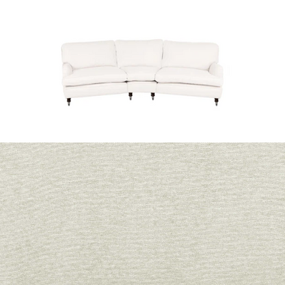 Klädsel till soffa Englesson Howard 4-sits svängd Tyg Vesper
