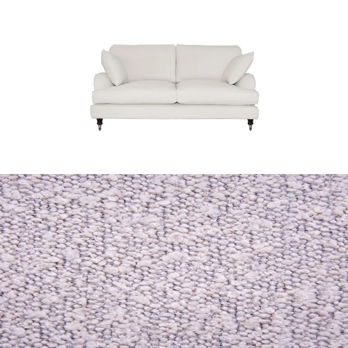 Klädsel till soffa Englesson Howard 2-sits medium rak Tyg Ascot bouclé