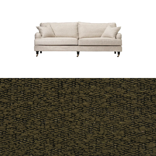 Klädsel till soffa Englesson Howard 3.5-sits medium rak Tyg Ascot bouclé