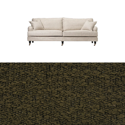 Klädsel till soffa Englesson Howard 3.5-sits medium rak Tyg Ascot bouclé
