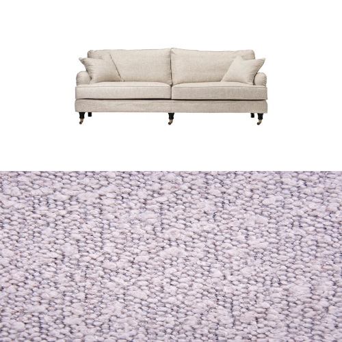Klädsel till soffa Englesson Howard 3.5-sits medium rak Tyg Ascot bouclé