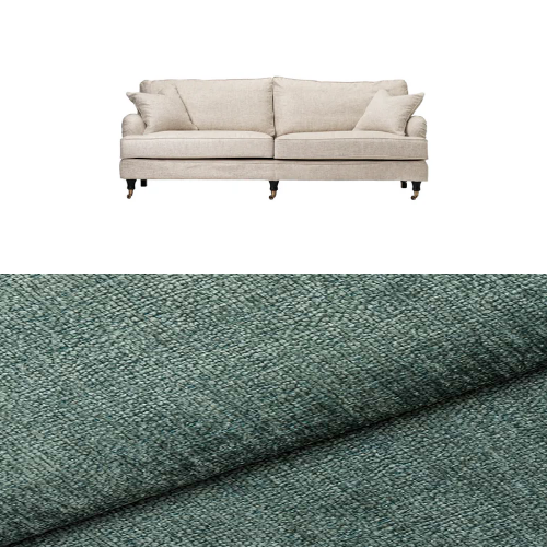 Klädsel till soffa Englesson Howard 3-sits medium rak Tyg Lemma Chenille